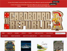 Tablet Screenshot of cardboardrepublic.com